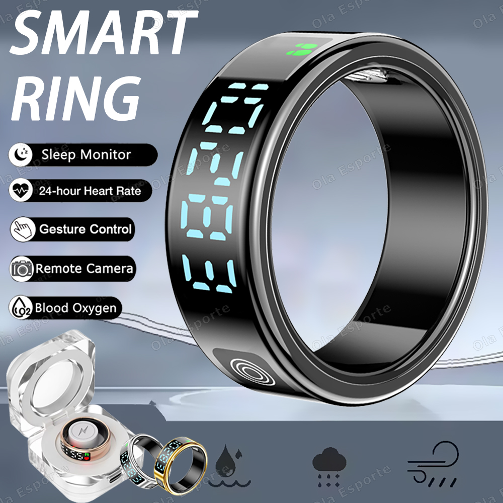 Health Monitors - Cincin Pintar SR08 dengan Kotak Pengisi