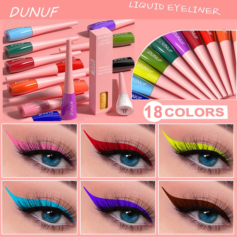 Waterproof Liquid Eyeliner Pen - Pensil Eyeliner Cair Hijau Tua Matte