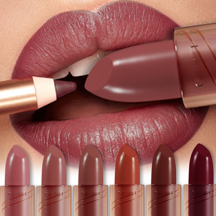 Matte Velvet Lip Tint Long Lasting - Lipstik Matte 14 Warna, Tidak Luntur,