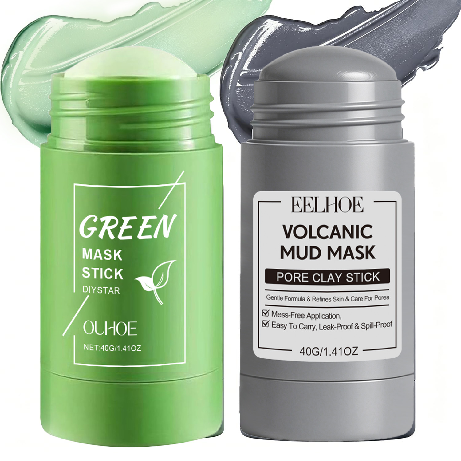 Green Tea Cleansing Clay Mask - Masker Pembersih Pori Dalam Alaska Volcano