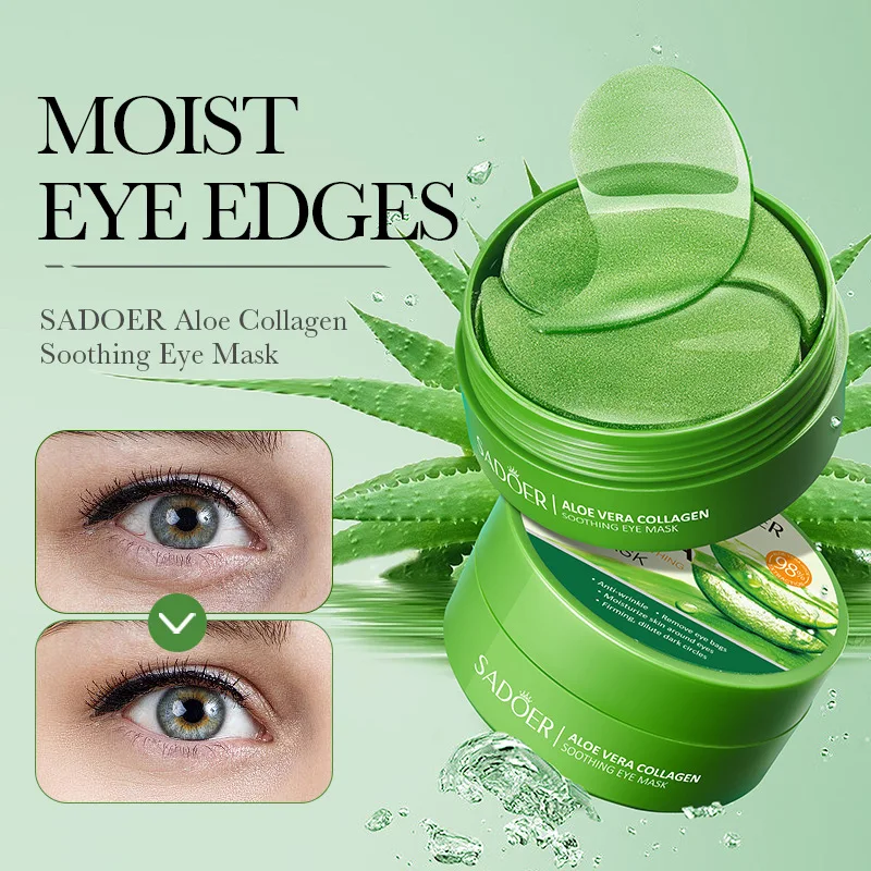 Collagen Under Eye Patches - SAODER 60 Buah Patch Mata Kolagen
