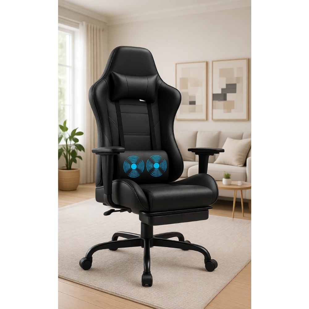 Massage - Kursi Gaming: Kursi Meja Ergonomis dengan