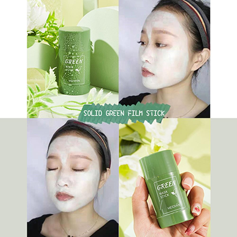 Green Tea Cleansing Clay Mask - Masker Teh Hijau Stick Pembersih Pori