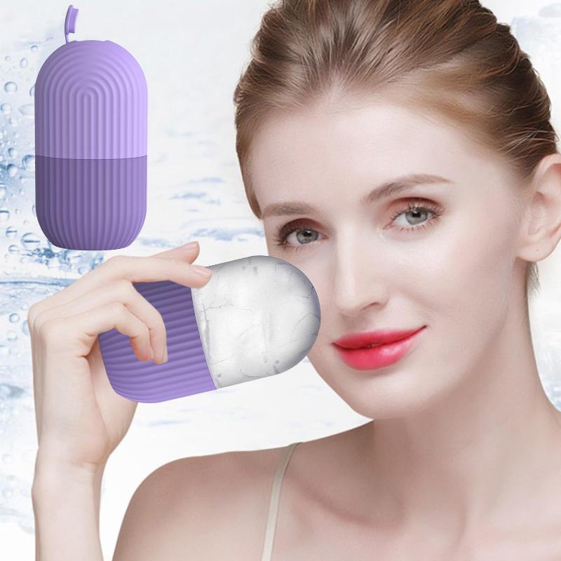 Face Ice Roller Puffiness - Cetakan Es Silikon Pijat Kecantikan Es