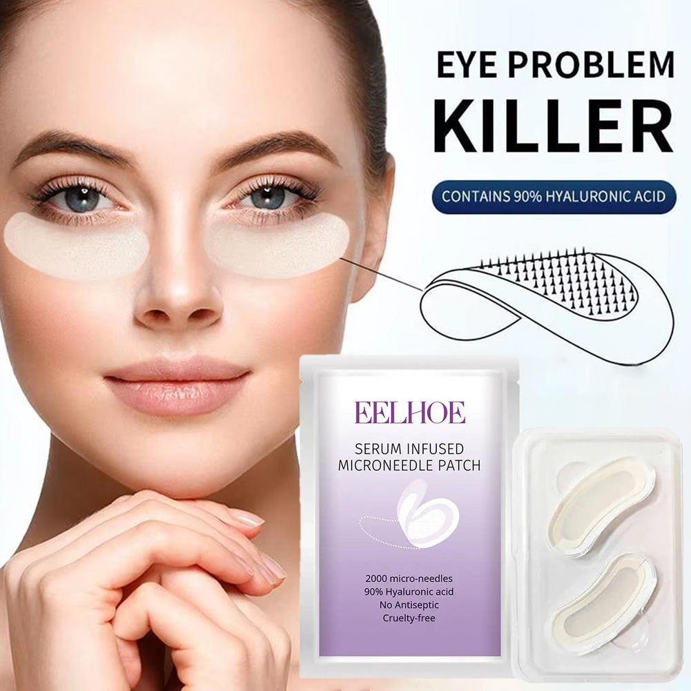 Collagen Under Eye Patches - 1 pasang Masker Mata jarum mikro