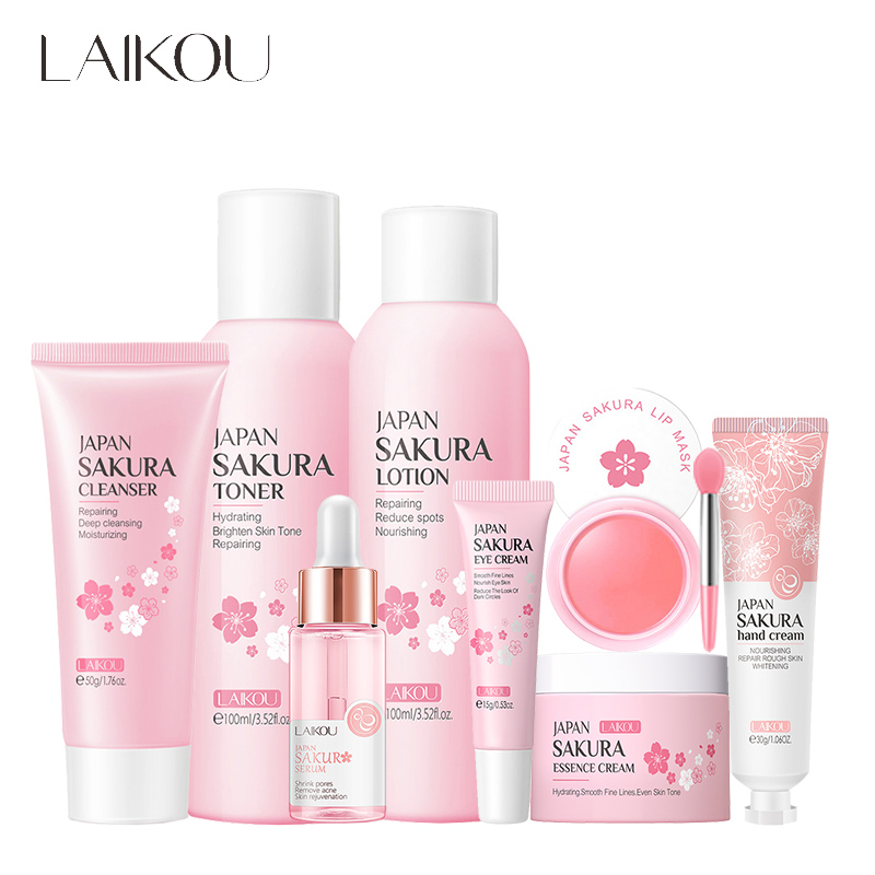 Hyaluronic Acid Facial Serum - LAIKOU krim kecantikan wajah, 8 buah