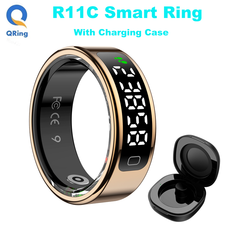 Health Monitors - AMZMAX R11C Tampilan Layar Cincin Pintar