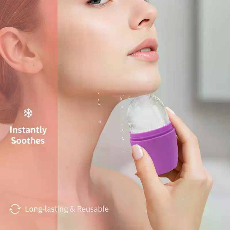 Face Ice Roller Puffiness - Roller Es Silikon untuk Wajah dan