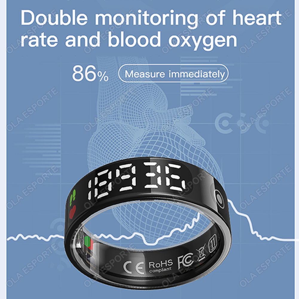 Cincin Pintar SR08 dengan Kota - Health Monitors ulasan dan harga