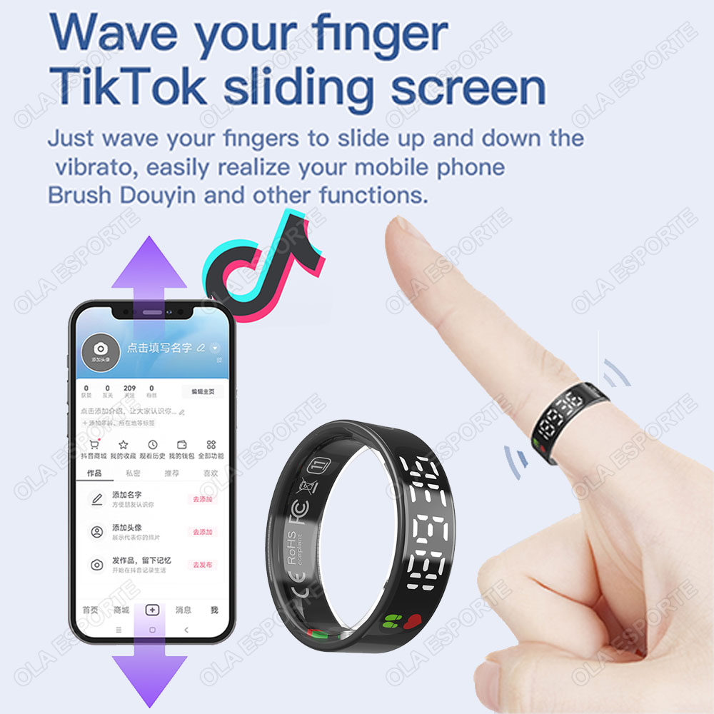 Cincin Pintar SR08 dengan Kota - Health Monitors ulasan dan harga