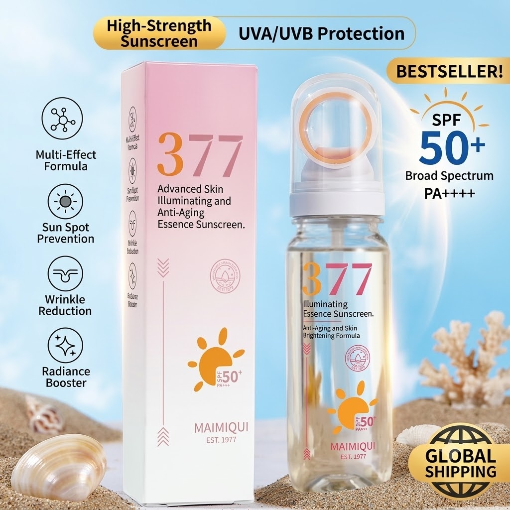 MAIMIQI 90G 377 Semprotan Tabi - Spf 50 Waterproof Sunscreen ulasan dan harga