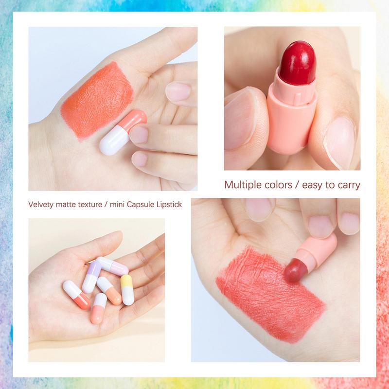 Lipstik Mini Set, 6 buah tahan - Matte Velvet Lip Tint Long Lasting ulasan dan harga