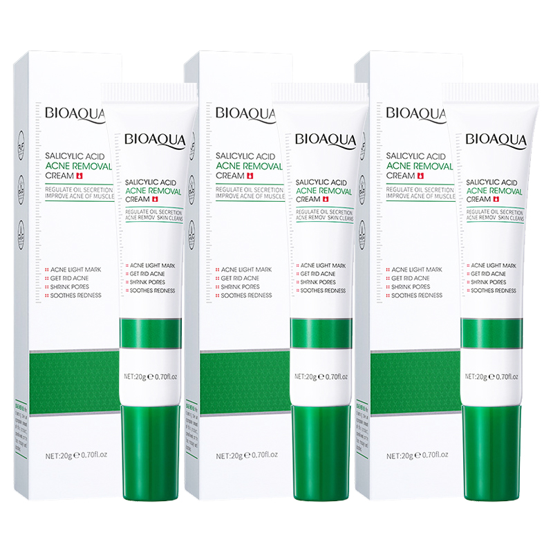 1/2/3 Buah BIOAQUA Krim Wajah  - Salicylic Acid Blackhead Remover ulasan dan harga