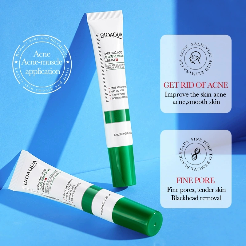 1/2/3 Buah BIOAQUA Krim Wajah  - Salicylic Acid Blackhead Remover ulasan dan harga