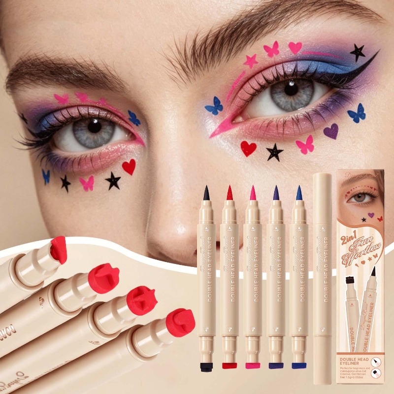 Pensil Eyeliner Dua Sisi Berwa - Waterproof Liquid Eyeliner Pen ulasan dan harga