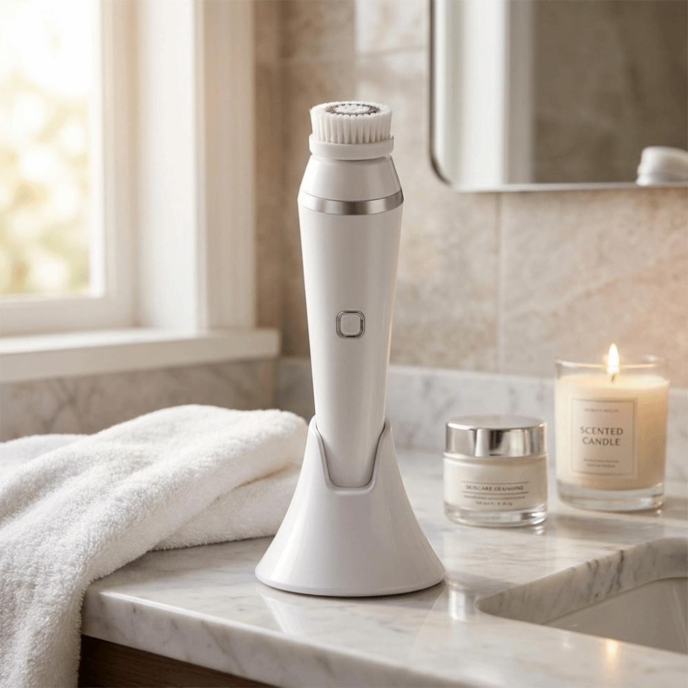 Sikat Pembersih Wajah Elektrik - Silicone Face Scrubber Electric ulasan dan harga