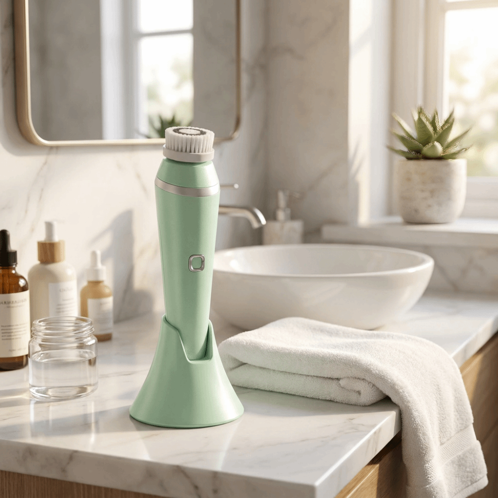 Sikat Pembersih Wajah Elektrik - Silicone Face Scrubber Electric ulasan dan harga