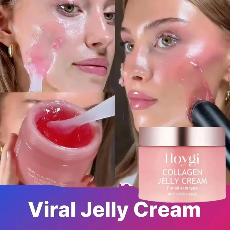 100G Krim Wajah Jeli Kolagen L - Niacinamide Pore Shrinking Essence ulasan dan harga