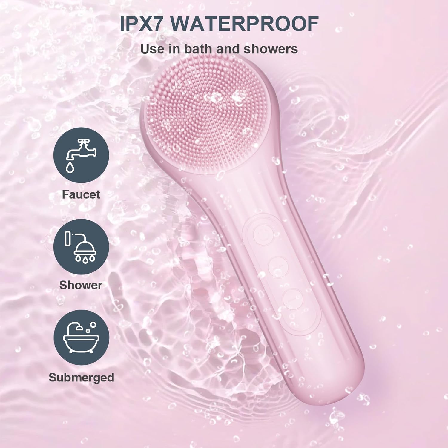 Penggosok Wajah Silikon, Sikat - Silicone Face Scrubber Electric ulasan dan harga