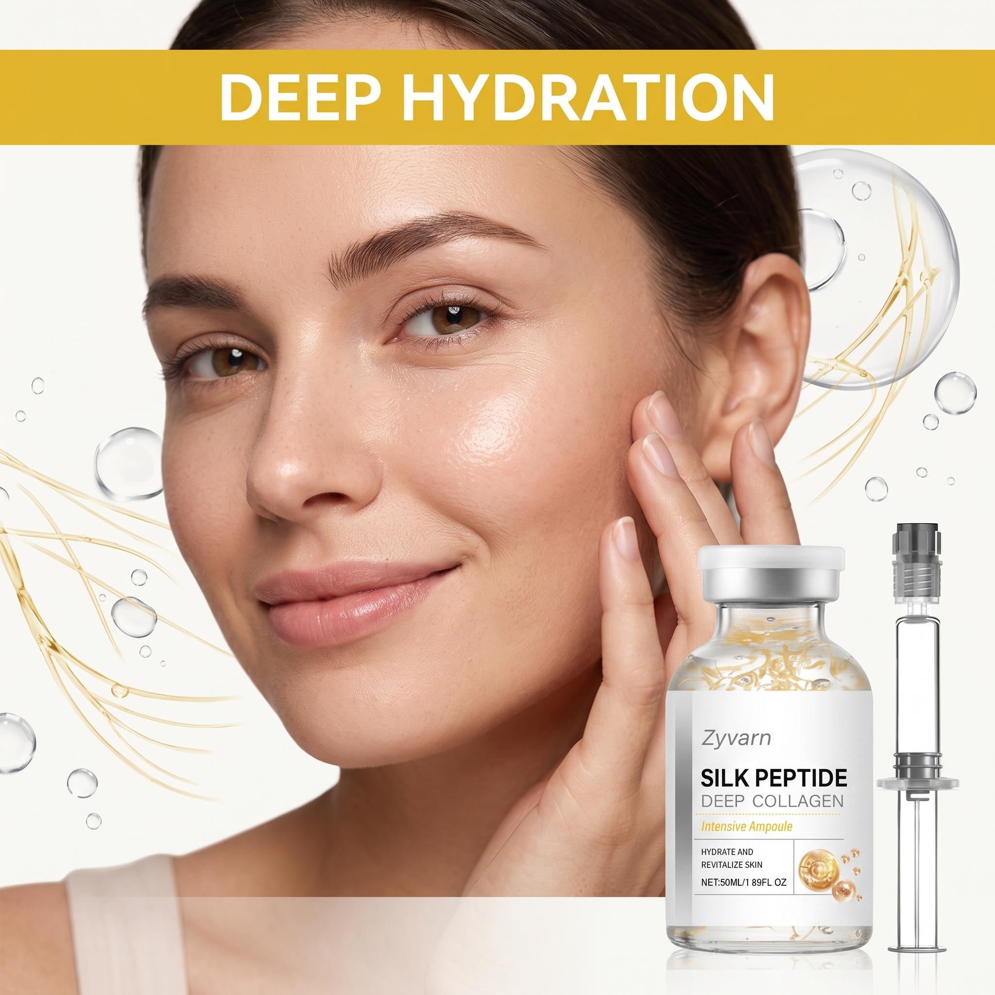 Serum Ampul Kolagen Sutra deng - Hyaluronic Acid Facial Serum ulasan dan harga