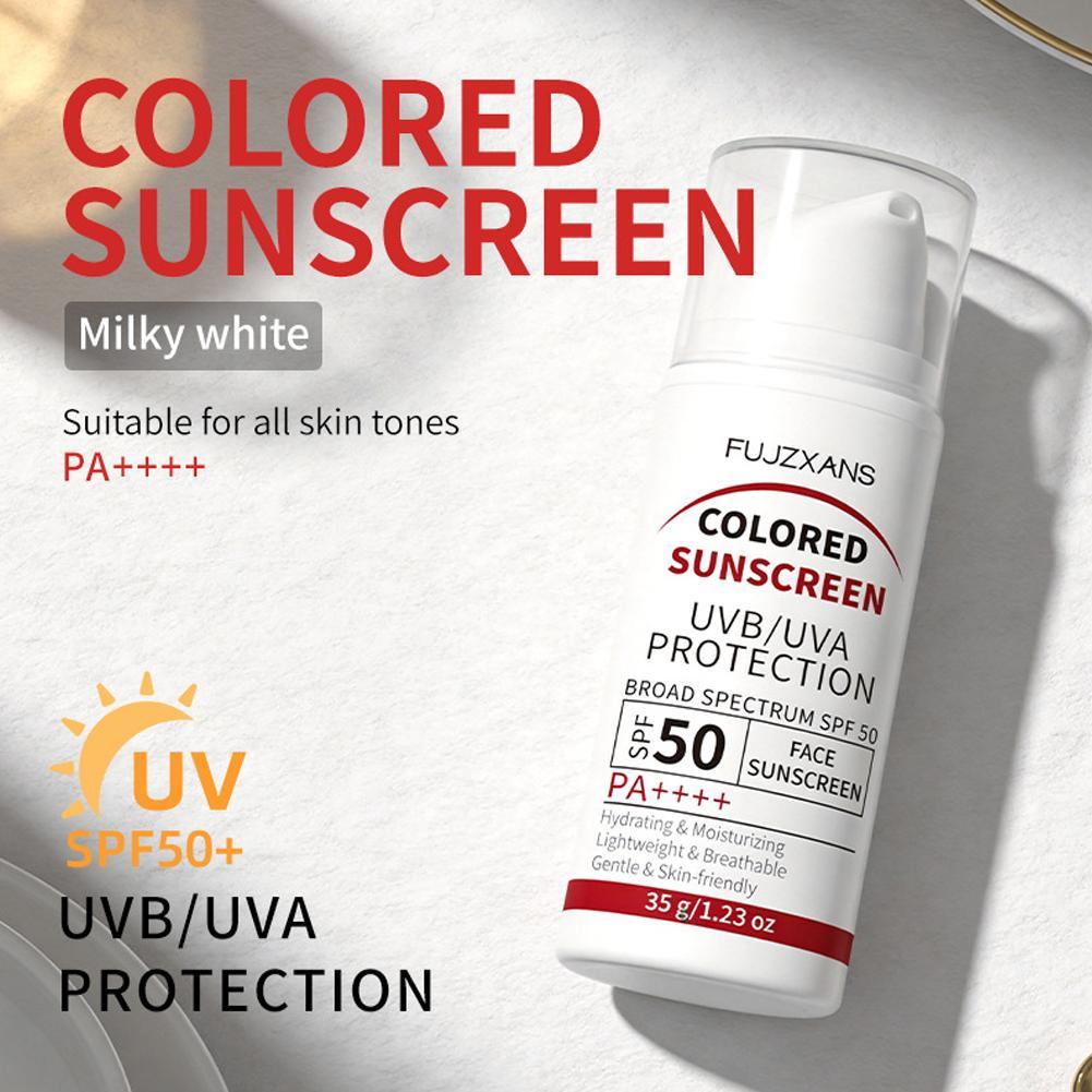 Krim Tabir Surya Berwarna Mult - Spf 50 Waterproof Sunscreen ulasan dan harga