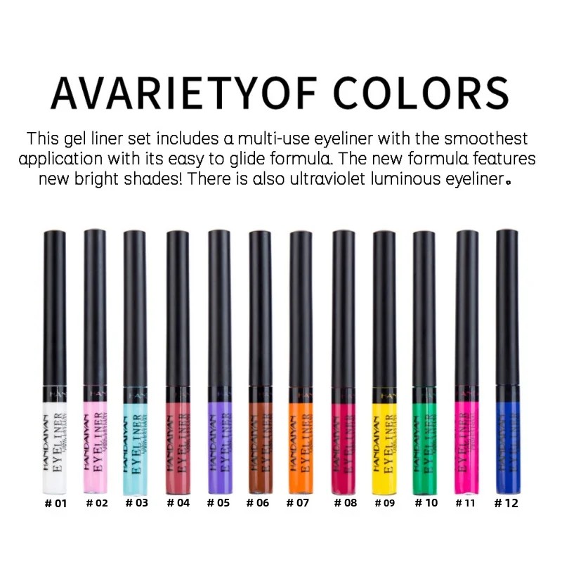 Pena Eyeliner Cahaya UV Neon P - Waterproof Liquid Eyeliner Pen ulasan dan harga