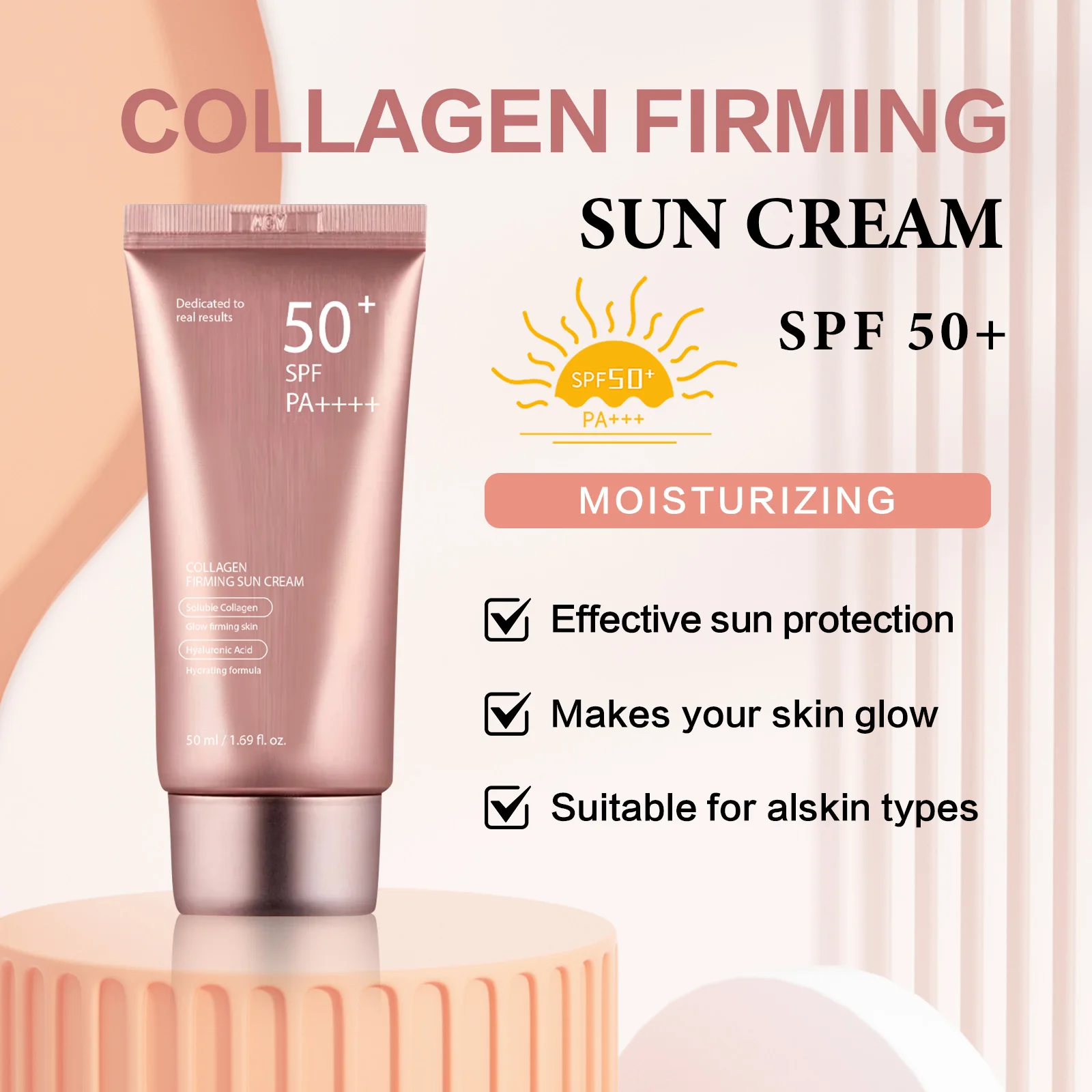 Tabir Surya SPF50 PA+++ Krim T - Spf 50 Waterproof Sunscreen ulasan dan harga