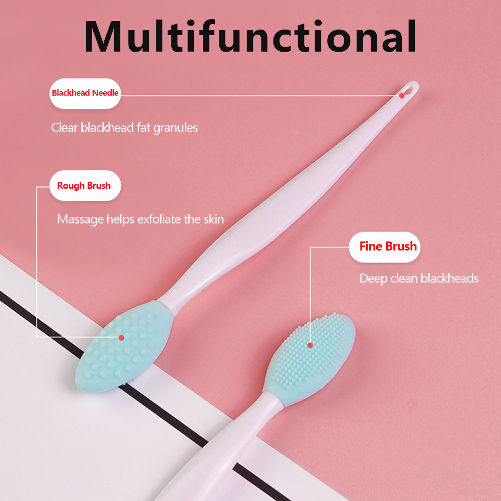 1 buah/4 buah sikat silikon cu - Silicone Face Scrubber Electric ulasan dan harga