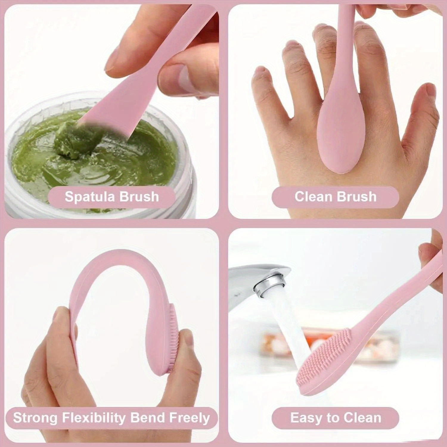 Kuas Masker Wajah Kepala Ganda - Silicone Face Scrubber Electric ulasan dan harga