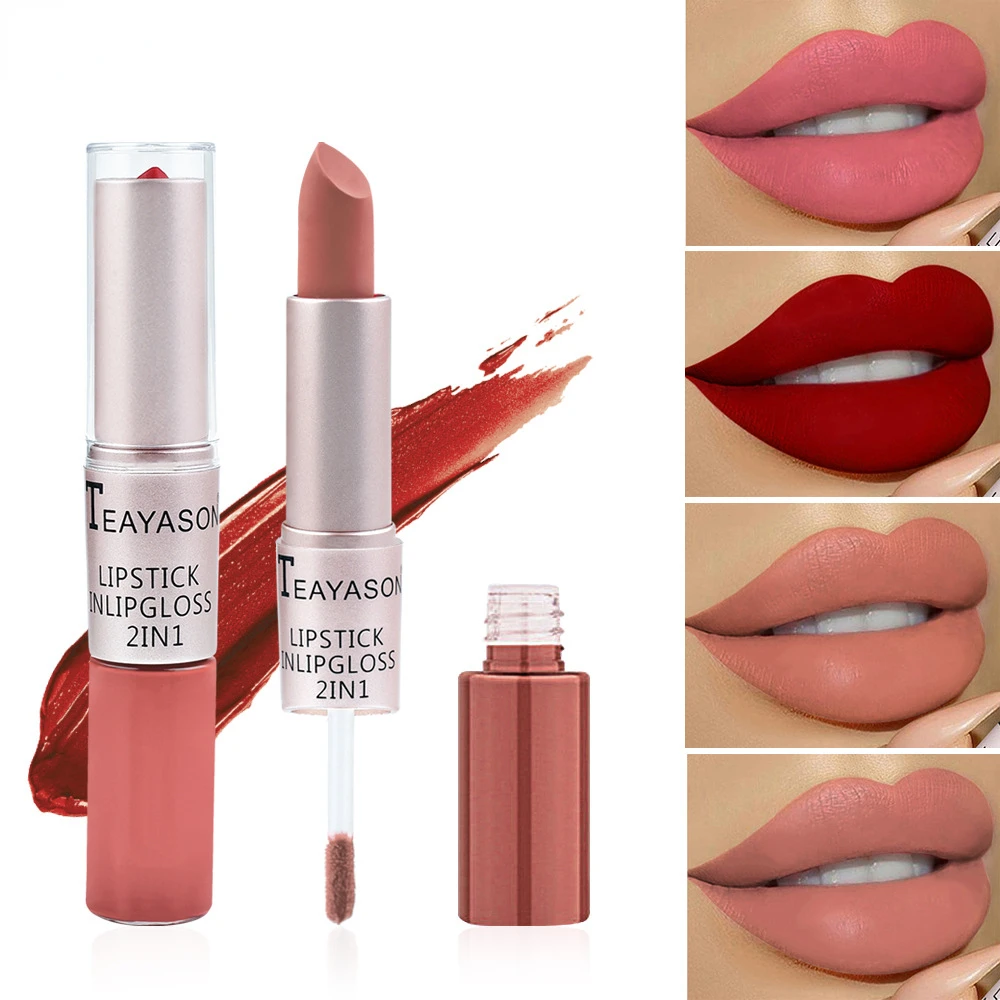 1 buah lipstik merah muda Lip  - Matte Velvet Lip Tint Long Lasting ulasan dan harga