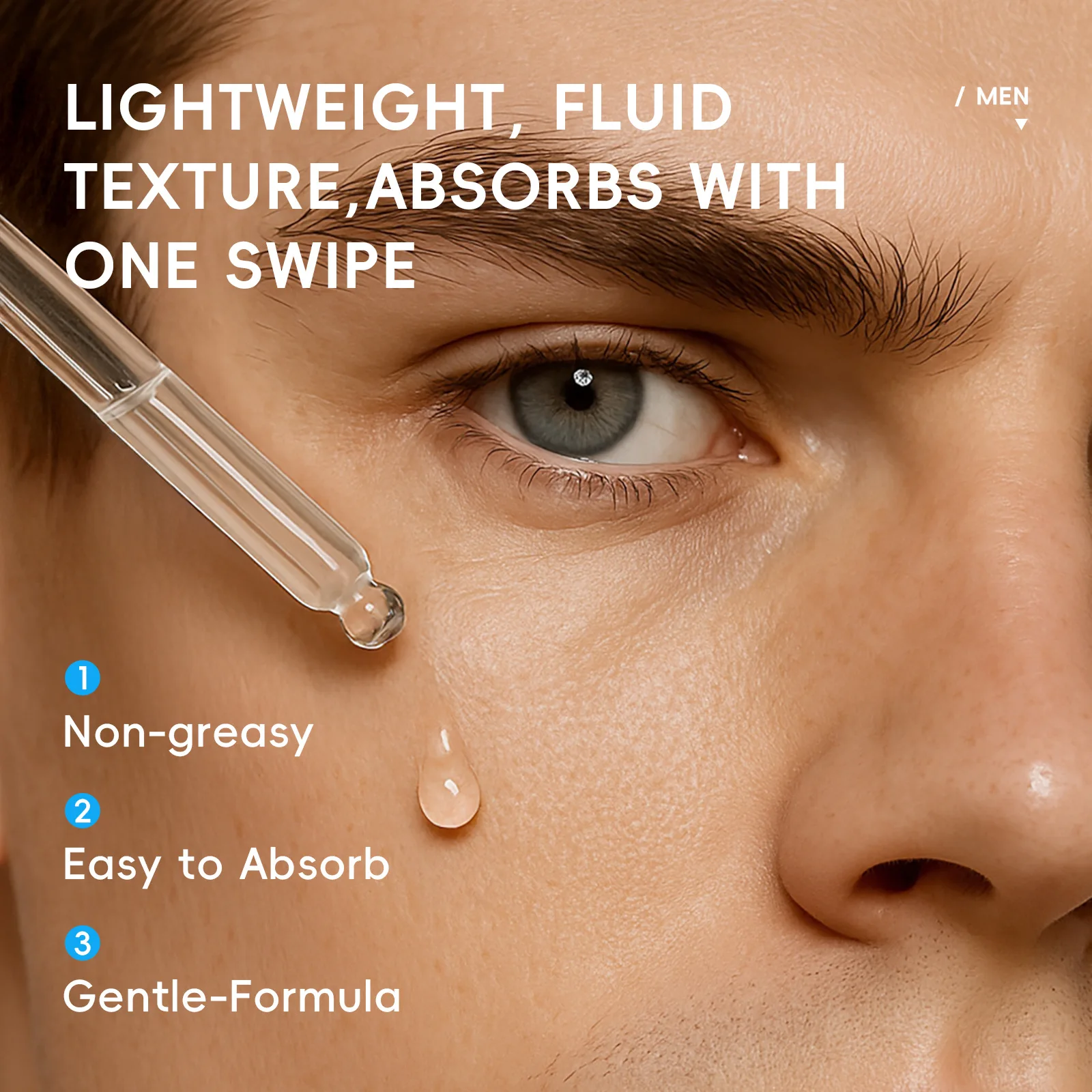 Serum Wajah Pria 30Ml Pengontr - Hyaluronic Acid Facial Serum ulasan dan harga