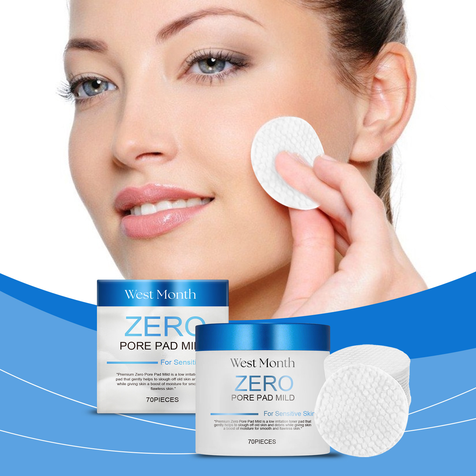 Bantalan katun pembersih asam  - Salicylic Acid Blackhead Remover ulasan dan harga
