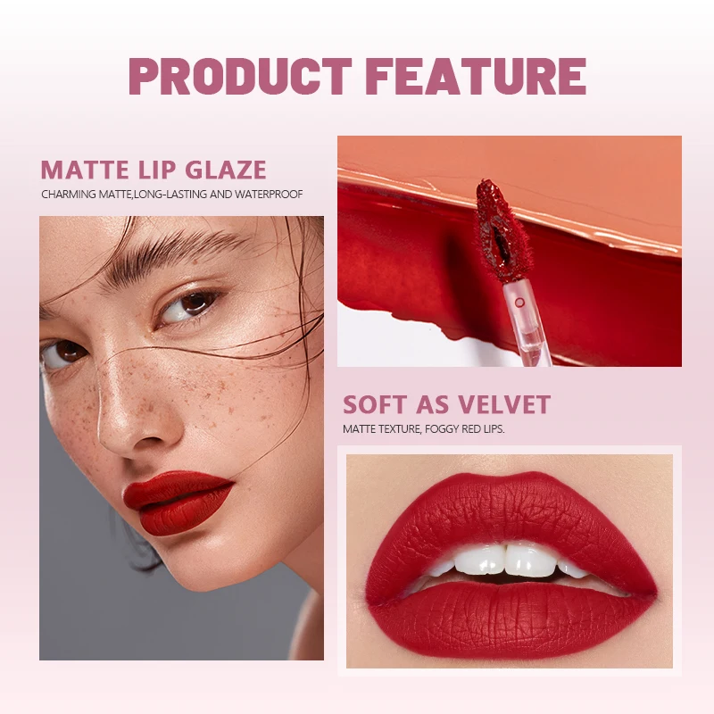 1 Buah Pewarna Bibir Beludru M - Matte Velvet Lip Tint Long Lasting ulasan dan harga