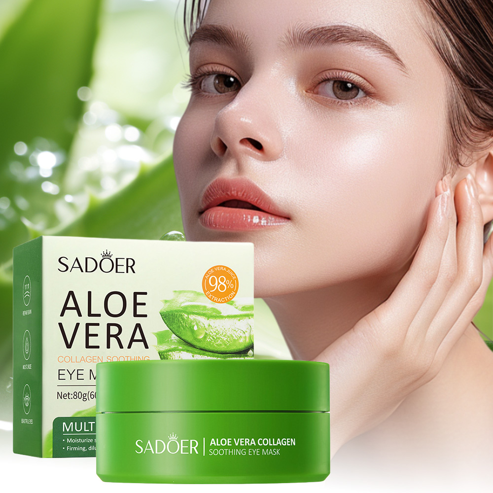 SADOER Aloe Vera Collagen Soot - Collagen Under Eye Patches ulasan dan harga