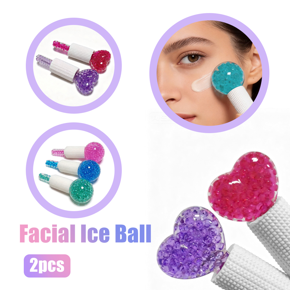 2 Buah Bola Rol Es untuk Pijat - Face Ice Roller Puffiness ulasan dan harga