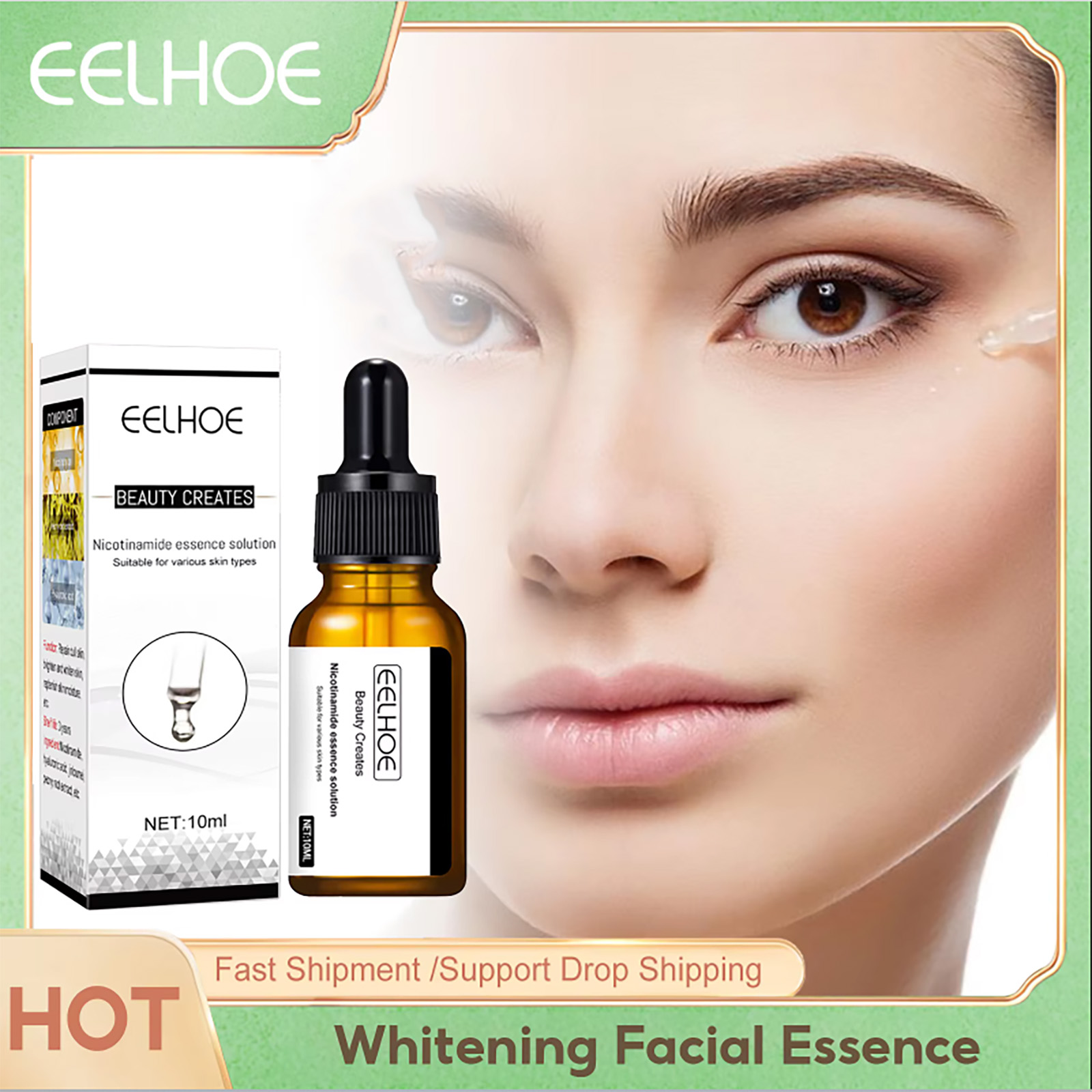 Serum Pemutih Wajah Pengecil P - Niacinamide Pore Shrinking Essence ulasan dan harga