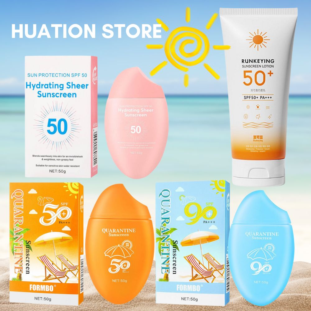50G Tabir Surya Wajah SPF50 +  - Spf 50 Waterproof Sunscreen ulasan dan harga