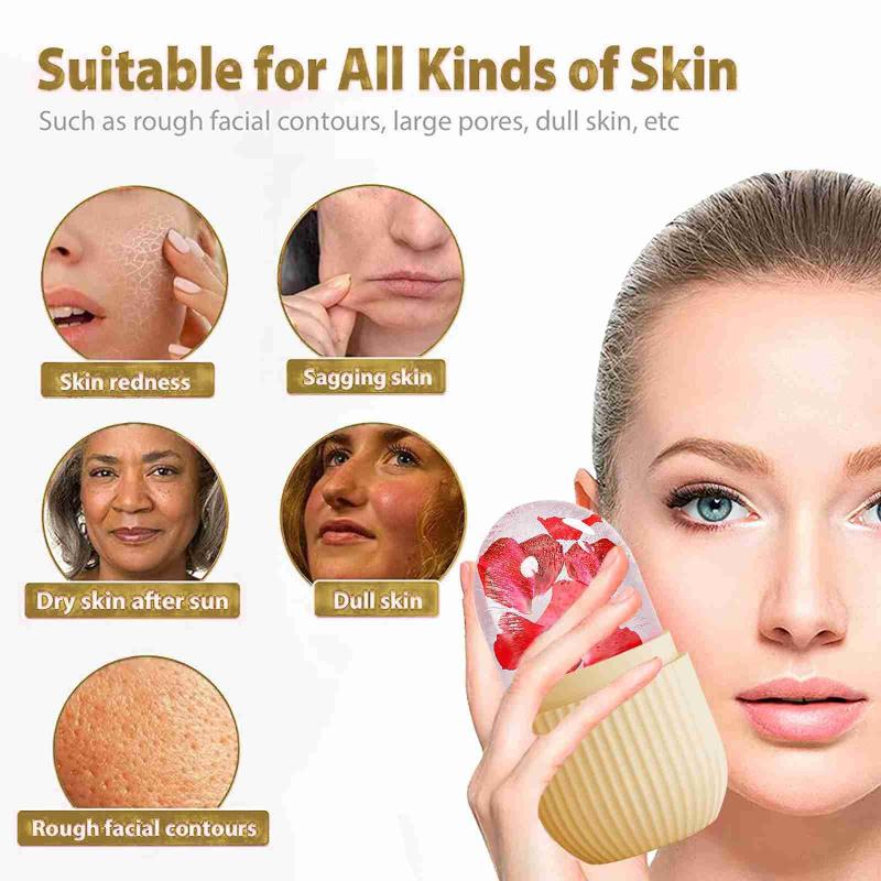 Alat Pijat Es Silikon untuk Wa - Face Ice Roller Puffiness ulasan dan harga
