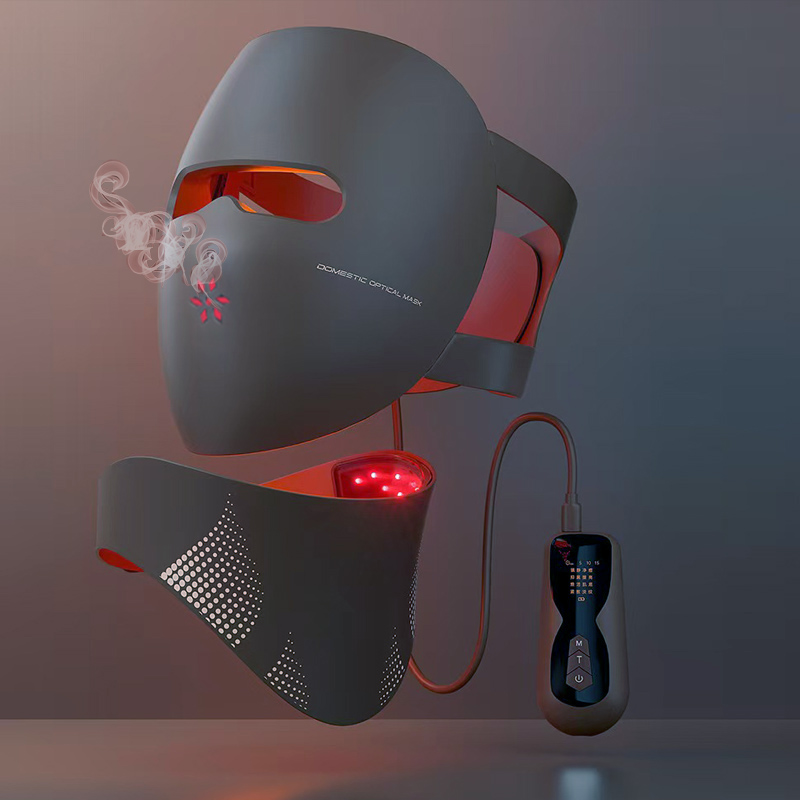 Masker Wajah dan Leher LED 3C  - Led Light Therapy Face Mask ulasan dan harga