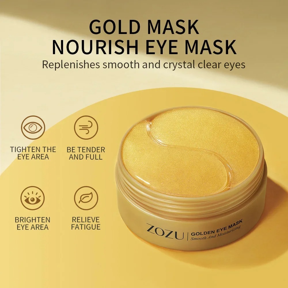 Masker Mata Gel Emas 24K Kolag - Collagen Under Eye Patches ulasan dan harga