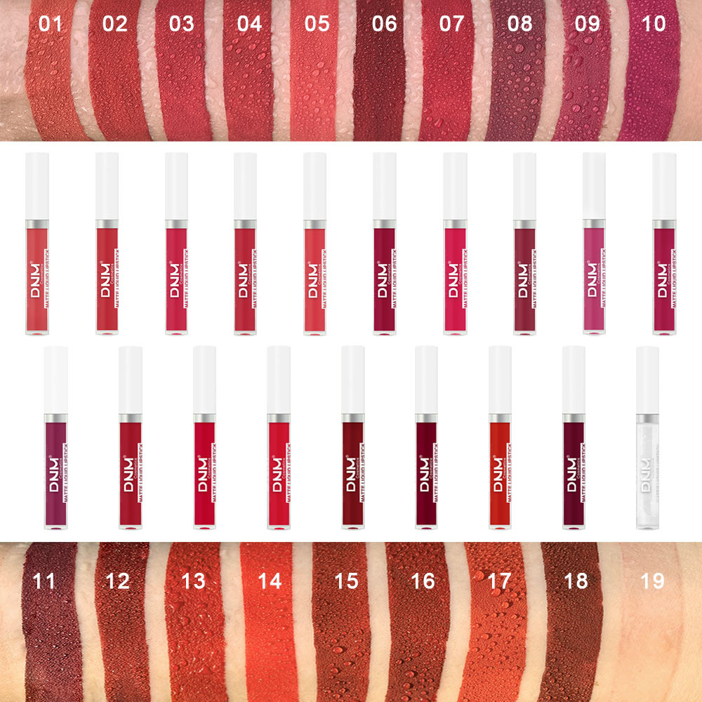 DNM 18 Warna Lip Gloss Matte V - Matte Velvet Lip Tint Long Lasting ulasan dan harga