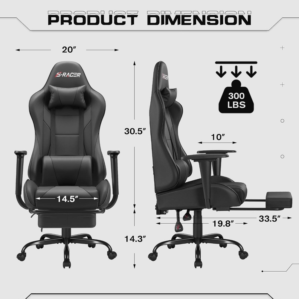 Kursi Gaming: Kursi Meja Ergon - Massage ulasan dan harga