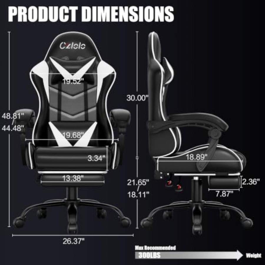 Kursi Gaming dengan Sandaran K - Massage ulasan dan harga