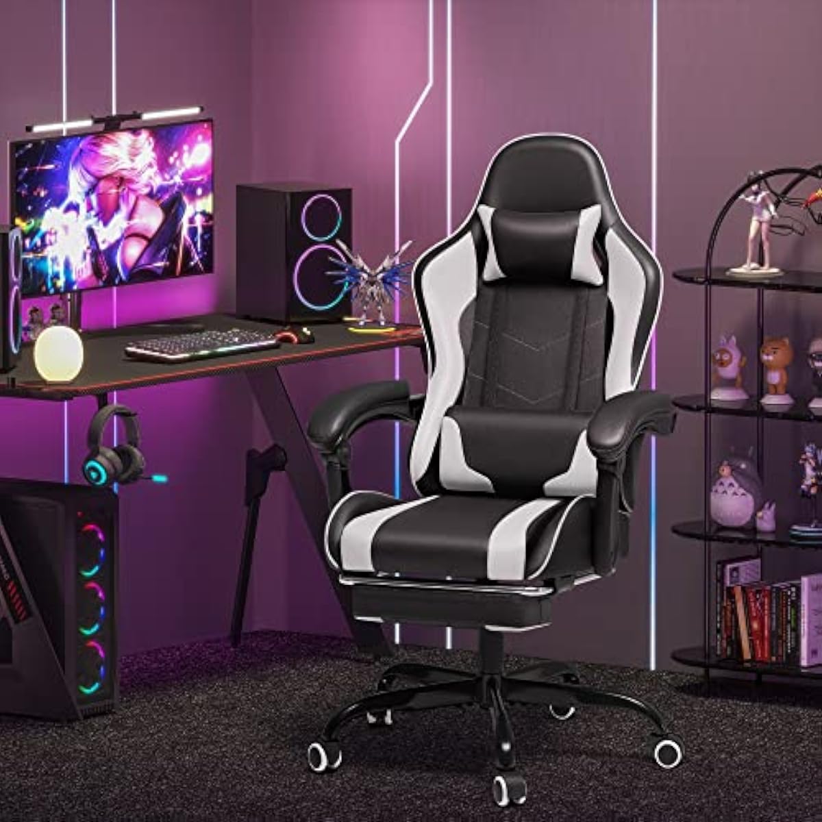 Kursi Gaming dengan Ketinggian - Massage ulasan dan harga
