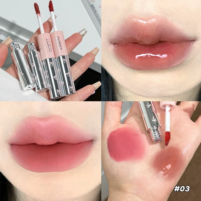 QIBEST Lipstik Cair Matte Velv - Matte Velvet Lip Tint Long Lasting ulasan dan harga