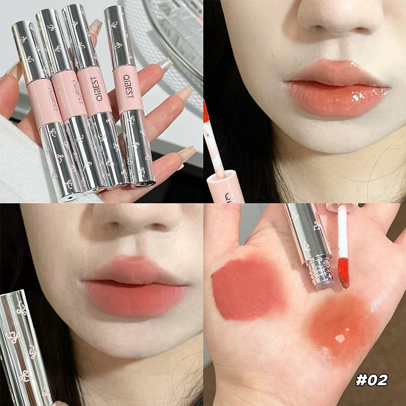 QIBEST Lipstik Cair Matte Velv - Matte Velvet Lip Tint Long Lasting ulasan dan harga