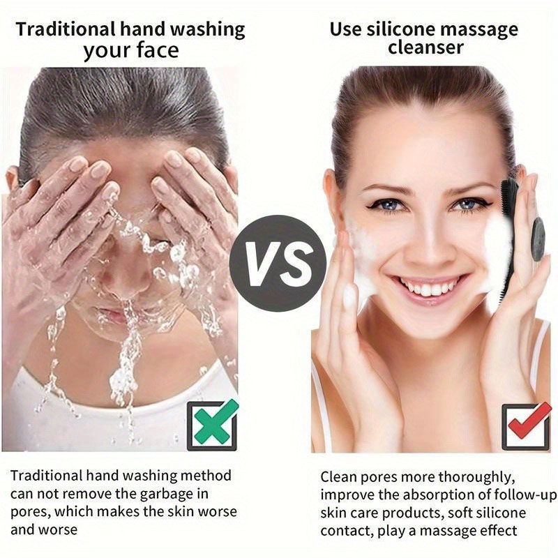 Sikat Mandi Silikon Pengelupas - Silicone Face Scrubber Electric ulasan dan harga