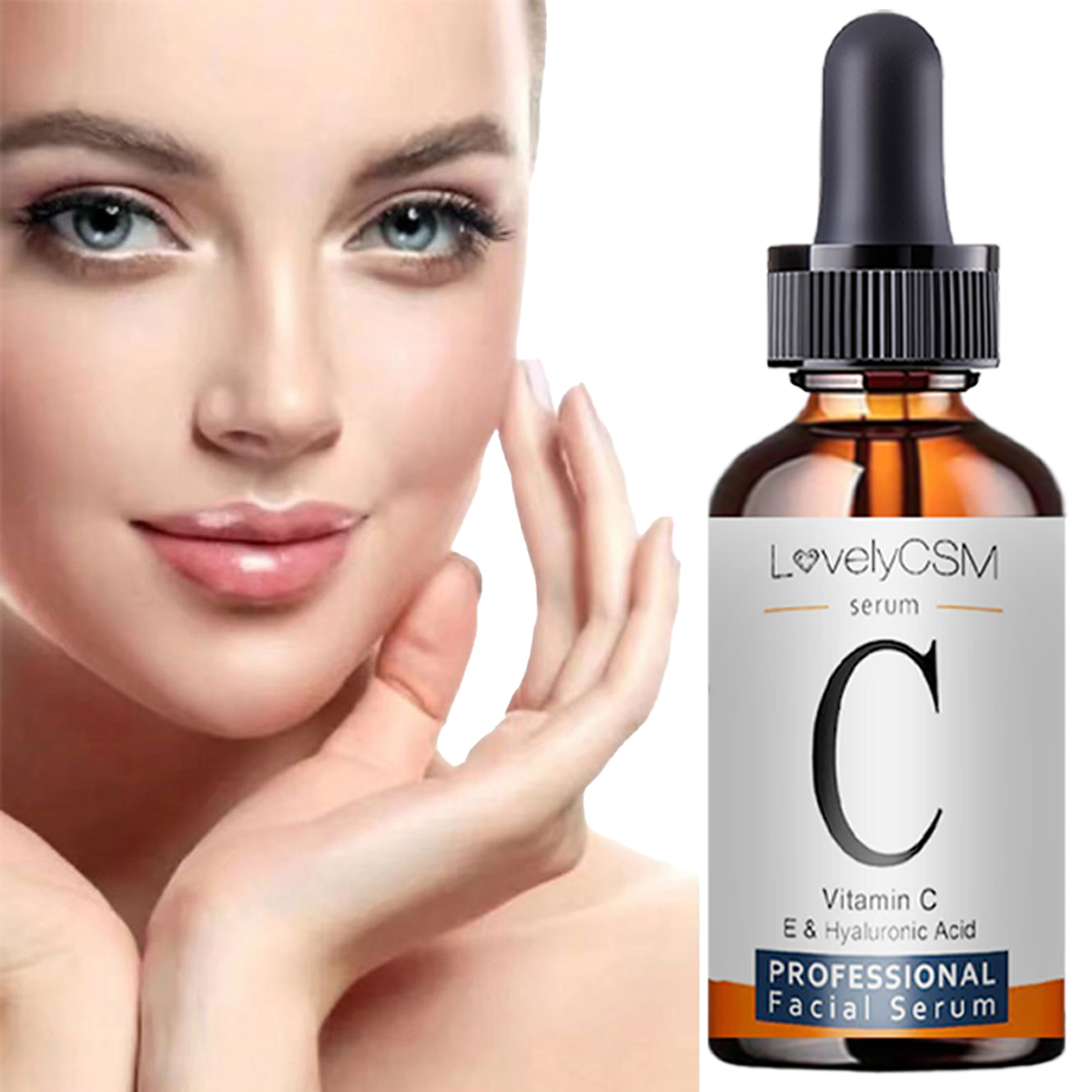 Serum Wajah Vitamin C, Perawat - Hyaluronic Acid Facial Serum ulasan dan harga