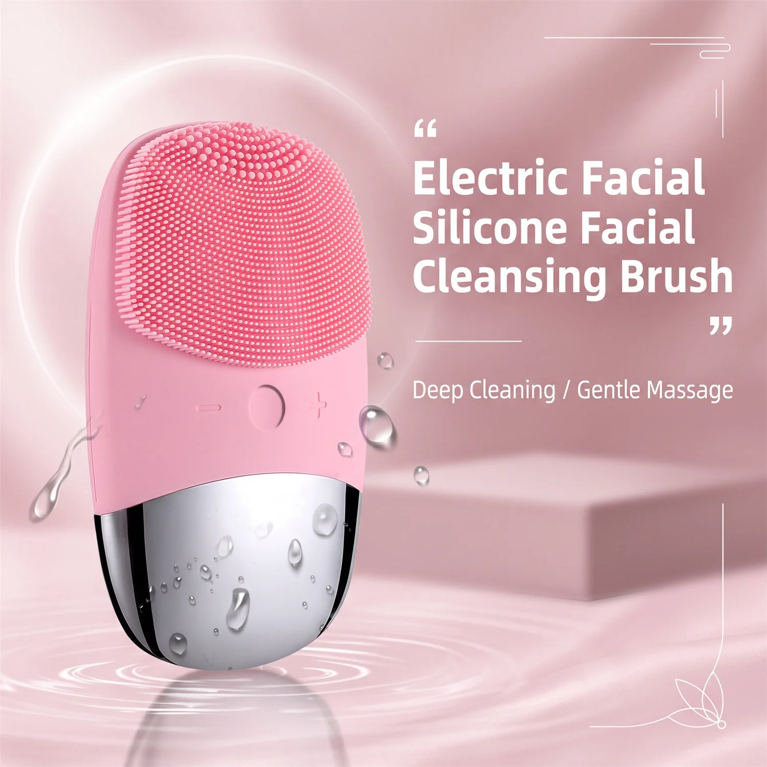 Sikat Pembersih Wajah Elektrik - Silicone Face Scrubber Electric ulasan dan harga