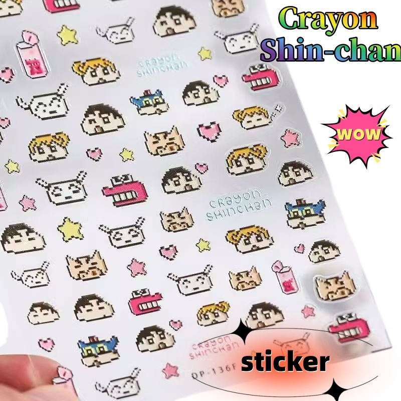 Crayon Shin-chan Kertas Kreati - Nail Art ulasan dan harga